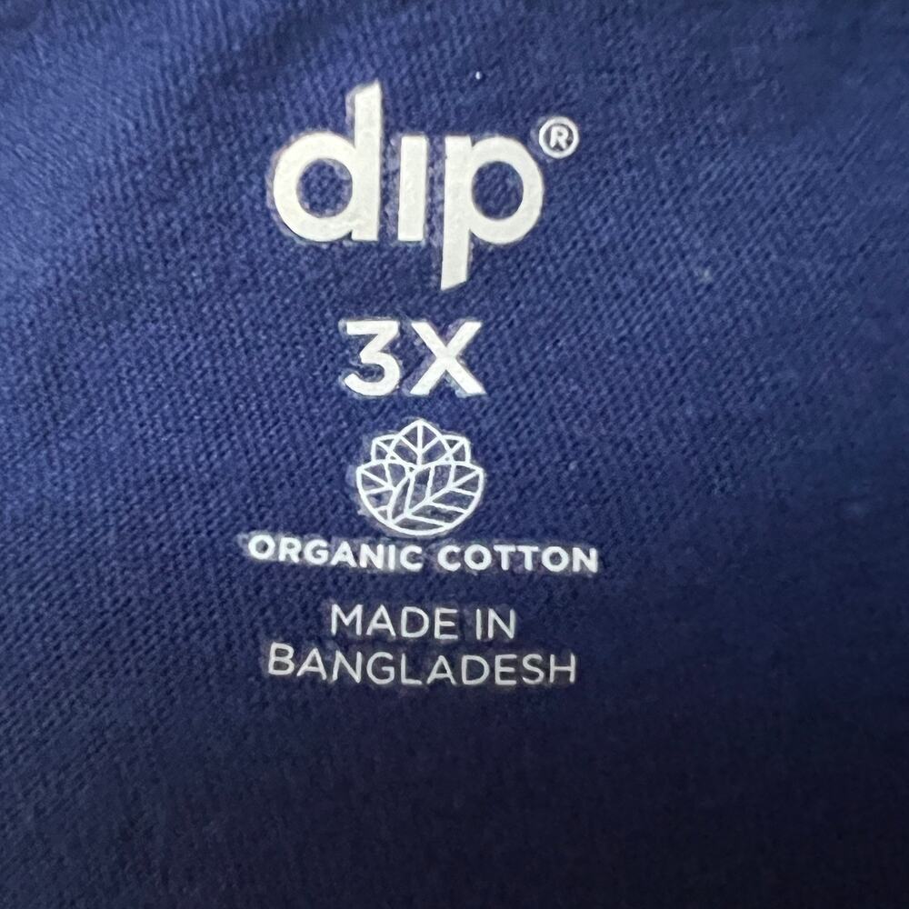 Dip Womens Long Sleeve T-Shirt 3X Organic Cotton Breathable Baselayer Minimalist - Picture 2 of 12